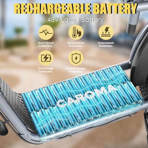 800w Electric Scooter with 20" Fat Tire, 20 MPH Top Speed, 30 Miles Range, Foldable P638