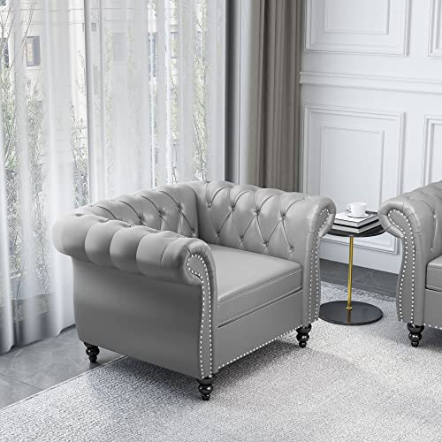 Beige Velvet Sofa Loveseat Chair 3 Piece Set W6541