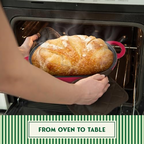 Blue 2 Qt Enameled Cast Iron Bread Oven with Lid I80800