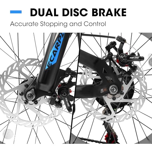 20 inch Kids Mountain Bike, 7-Speed with Mechanical Disc Brakes Front Suspension S118192