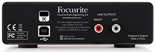 2-in, 2-out USB Audio Interface with XLR Cable P833