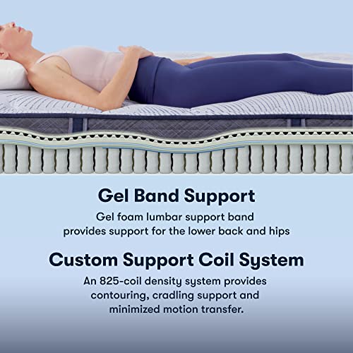 King Mattress with Plush Pillow Top, Cooling Gel Memory Foam, Pocket Innersprings J680147