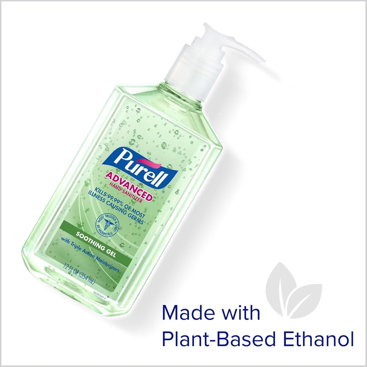 12 fl oz Pump Bottle Hand Sanitizer Gel (Pack of 12) G614988