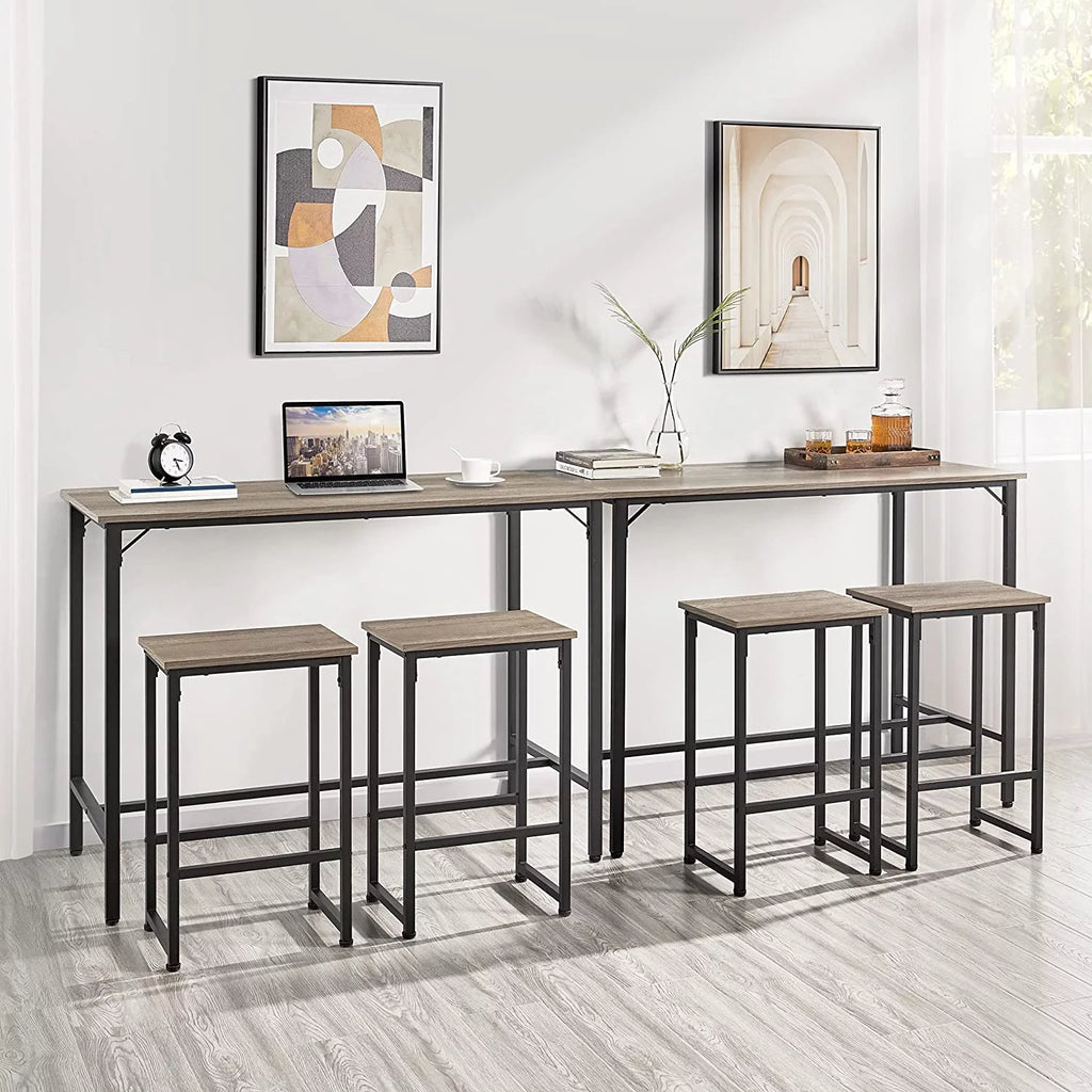 3 Piece Bar Table Set with 2 Bar Stools M133752