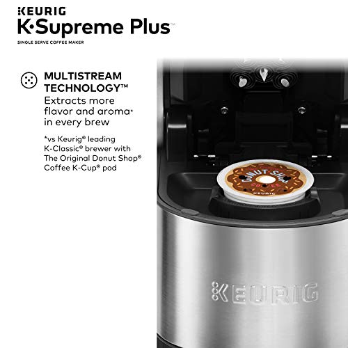 Single Serve K-Cup Pod Coffee Maker, 78oz Removable Reservoir, Stainless Steel V9093