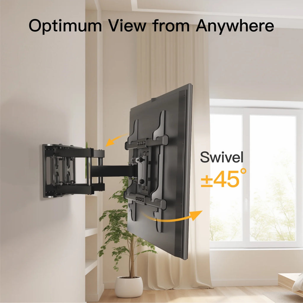 Full Motion TV Wall Mount for 37-75 inch TVs Holds up to 132lbs I2575