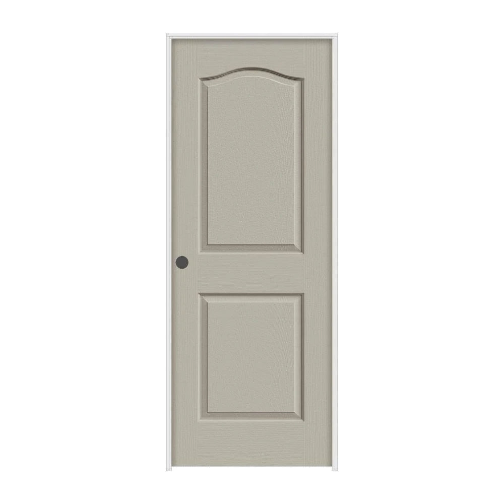 24 in. x 80 in. Desert Sand Painted Right-Hand Textured Molded Composite MDF Single Prehung Interior Door B1739