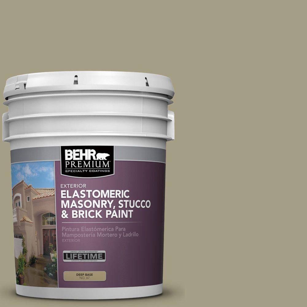 5 gal. Sage Moss Elastomeric Masonry Paint B6000