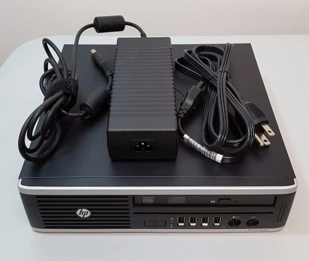 HP 8200 USFF Mini Desktop Computer Core i5 8GB Ram 500GB HDD Dual 17" LCD WiFi Bluetooth Win10 Home Y5318