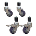 Set of 4 Casters for Stainless Steel Work Table S9772
