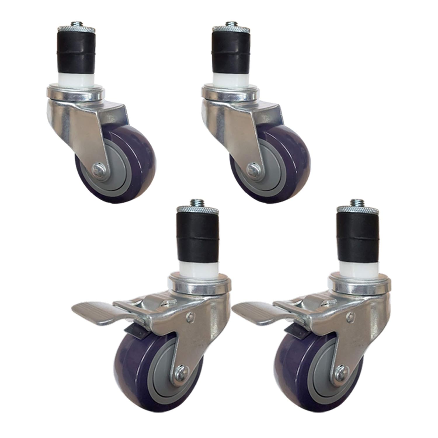 Set of 4 Casters for Stainless Steel Work Table S9772
