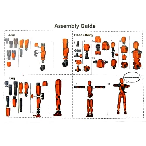 13 Action Figure 3D Printed Multi-Jointed Movable N629460