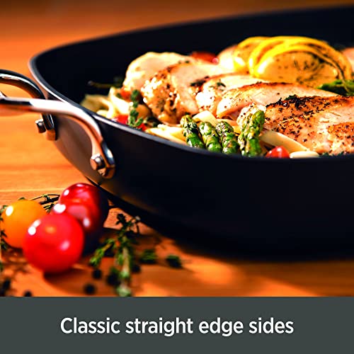Hard Anodized Nonstick Fry Pan Set 2 Piece Black C804
