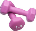 Neoprene Dumbbell Hand Weights Sets of 2 Hexagon Non-Slip Weights D5913