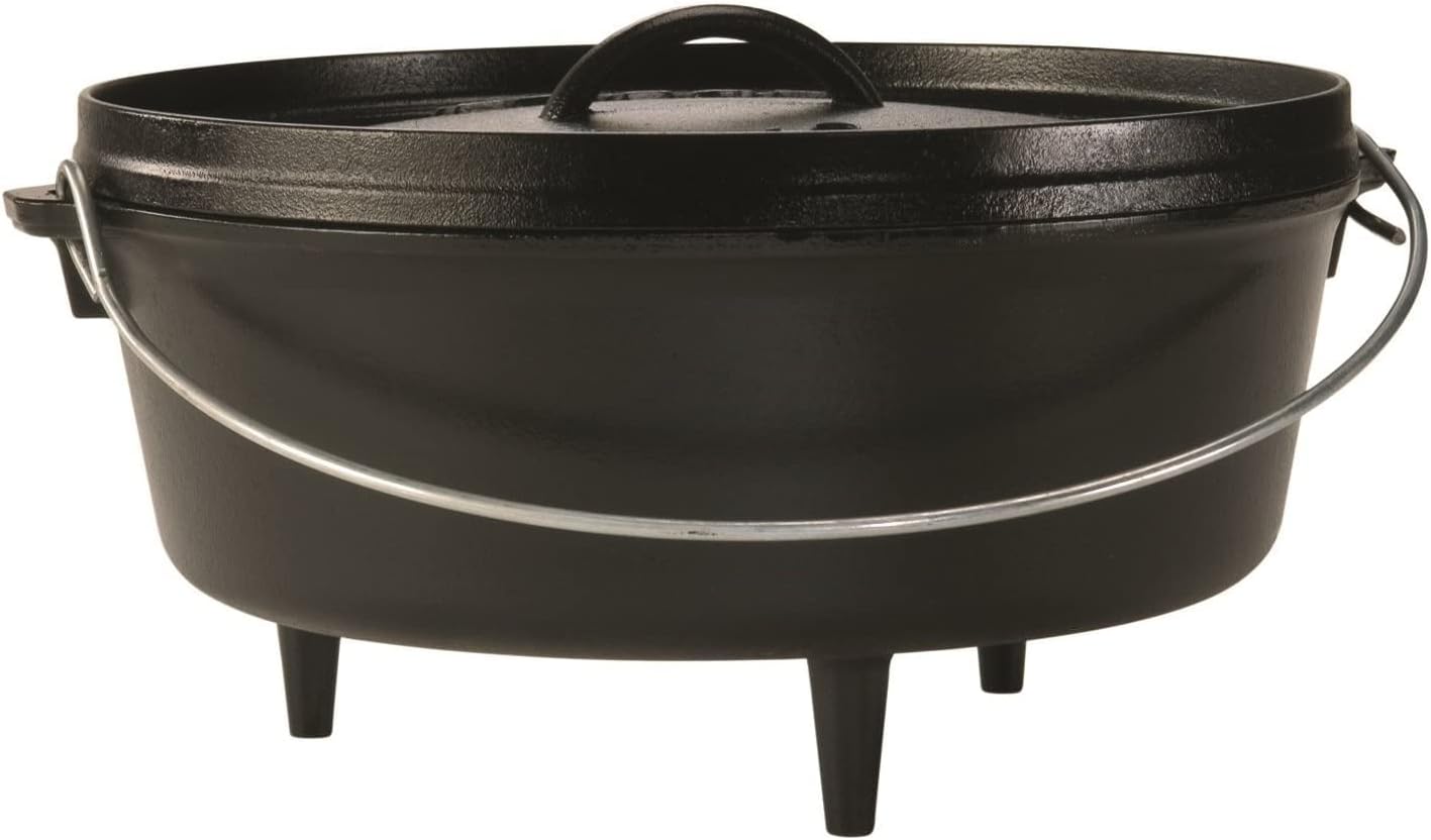 6 Quart Camp Dutch Oven with 12-Pack Aluminum Foil Liners B85285