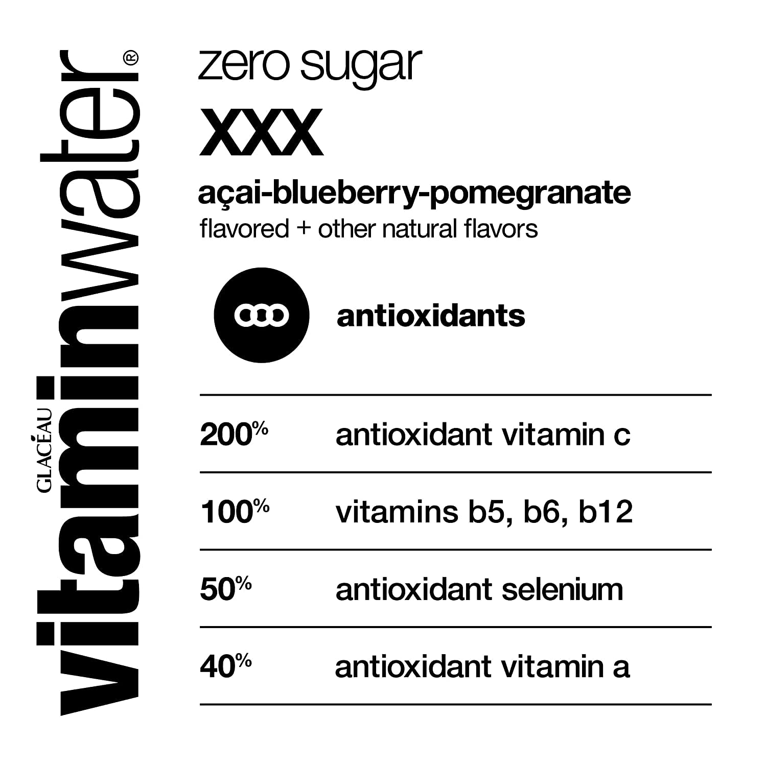 20 Fl Oz Nutrient Enhanced Flavored Water with Vitamins, Antioxidants, Electrolytes, Pack of 12 V908