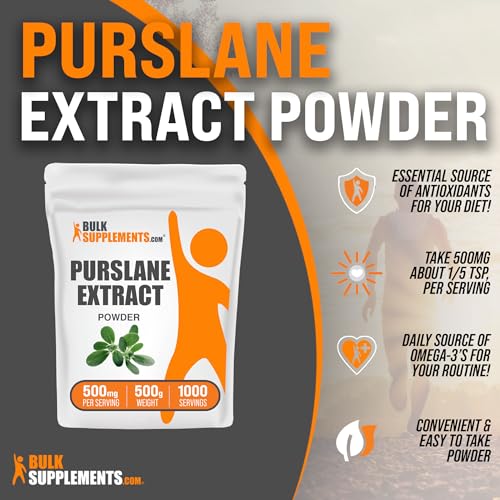 Purslane Extract Powder, 500mg per Serving, 1kg (2.2 lbs) C423337