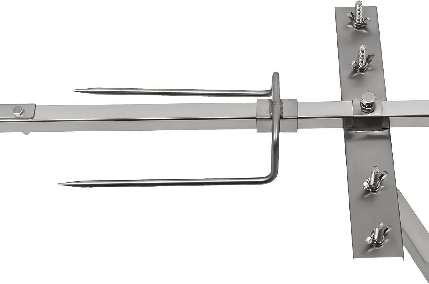 53" Electric Rotisserie Grill with Adjustable Height BBQ Charcoal Spit H6604