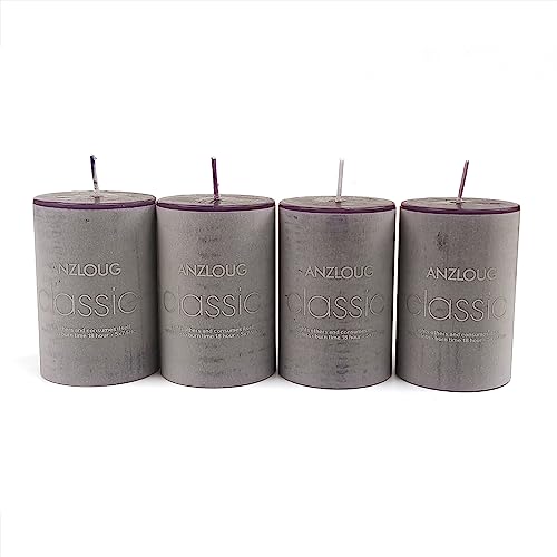 4 pack Luxury Scented Pillar Candles Q471