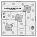 10in Wonky Log Cabin Trim Tool G817703