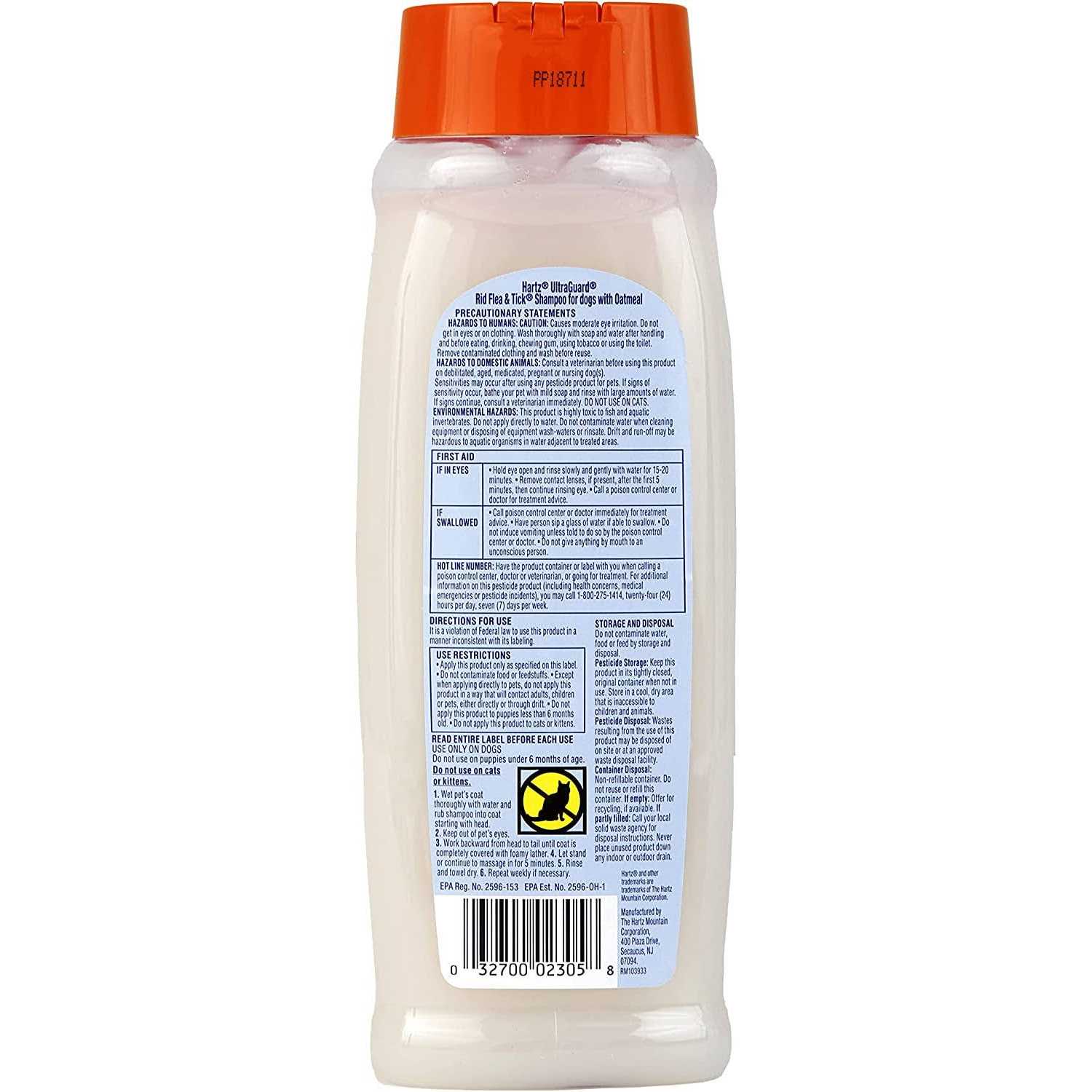 Oatmeal Flea & Tick Shampoo Z7440