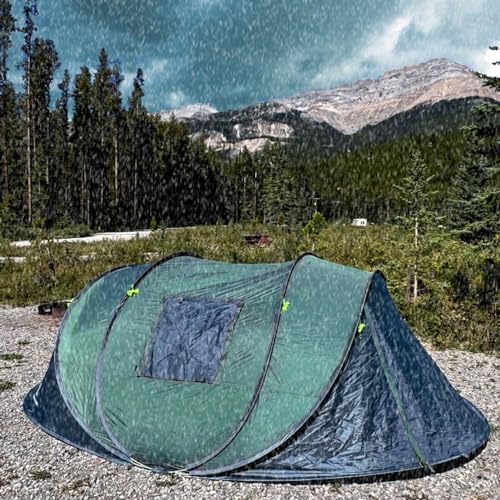 4 Person 9.5’X6.6’X52'' Waterproof Instant Tent Y364459
