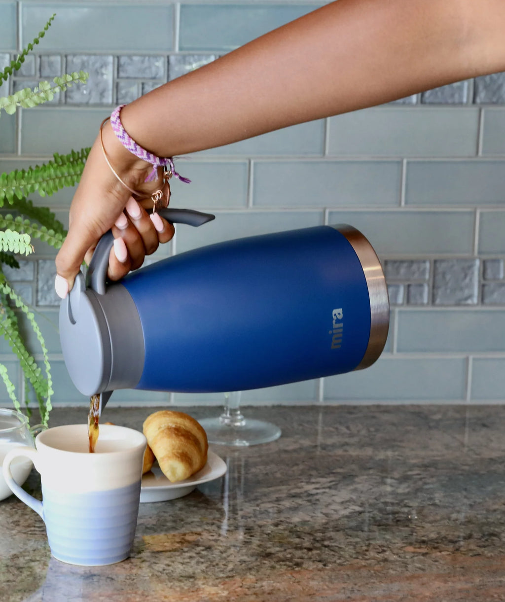 50oz Stainless Steel Double Wall Thermal Coffee Carafe W821