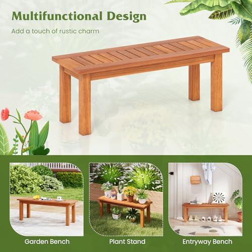Wooden Plant Stand with Teak Oil Finish D925