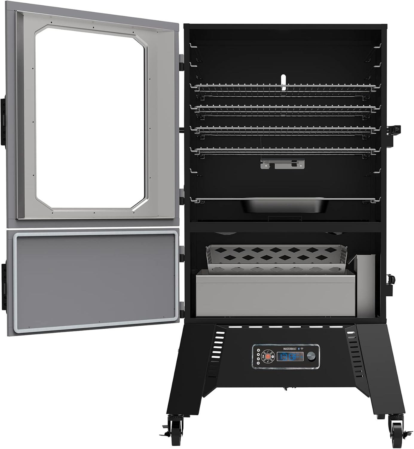 40-inch Digital Charcoal Vertical BBQ Smoker with WiFi Control V252