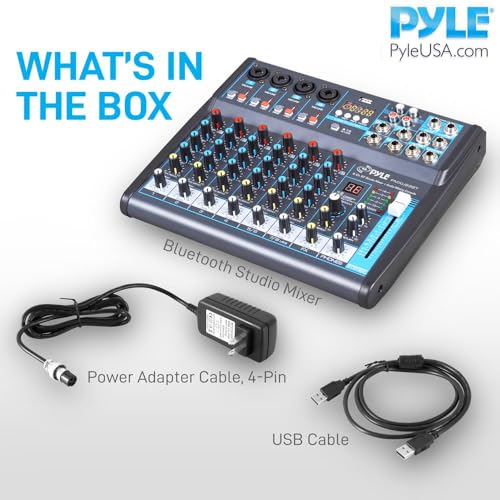 8 Channel Digital USB Bluetooth Audio Mixer O8825