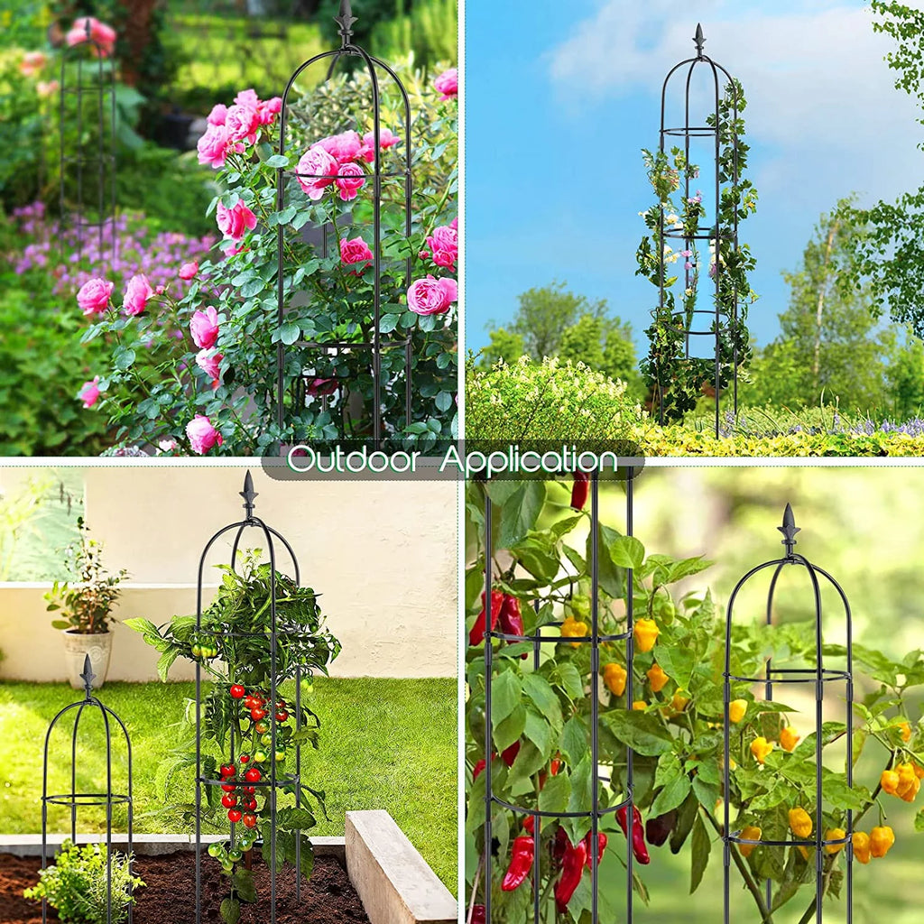 2 Pack 6ft Tall Garden Trellis K735200