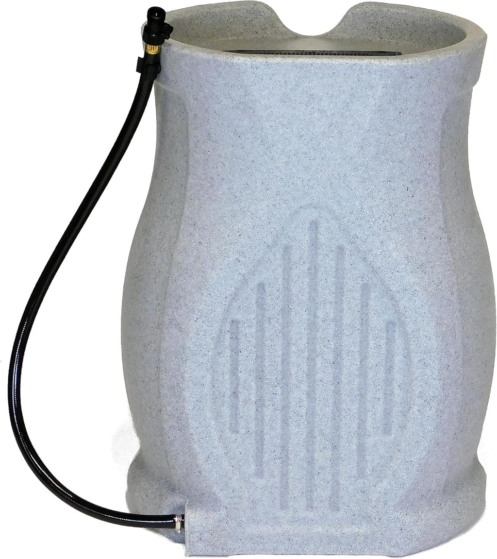 45 Gallon Rain Water Barrel with Flat Back H265281