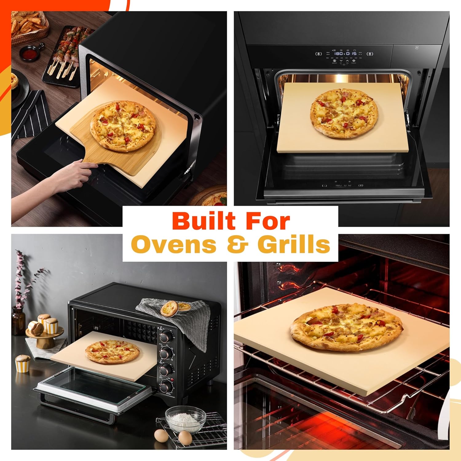 Pizza Stone Set of 3 M8126