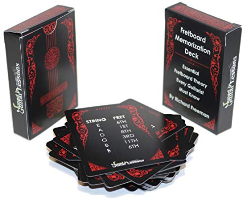 54-Card Guitar Flash Cards C968