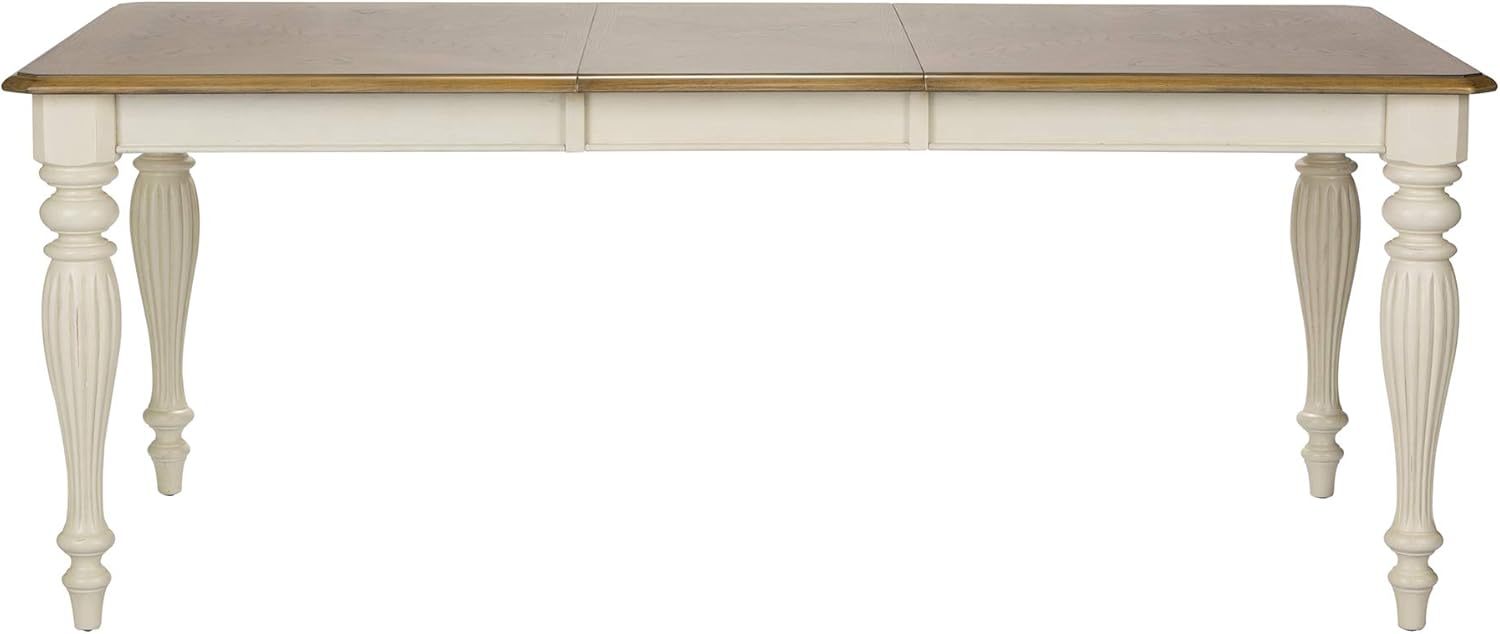 7 Piece Rectangular Table Set White C17952