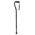 Black Aluminum Offset Walking Cane F179