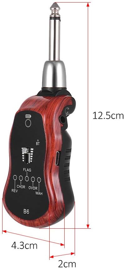 Portable Guitar Effect Synthesizer with 5 Effects and Rechargeable Lithium Battery E80830