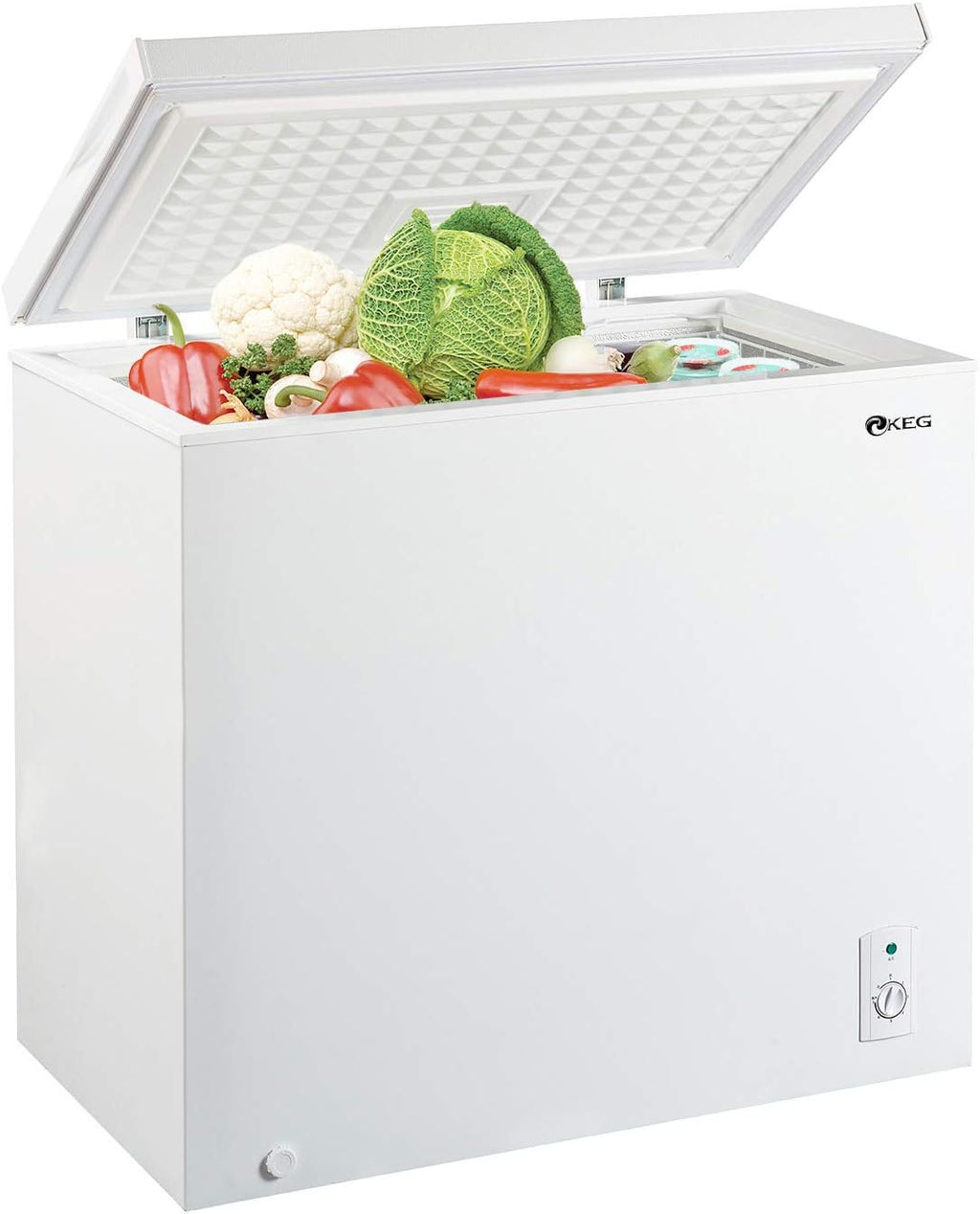 7.0 Cubic Feet Top Chest Freezer with Adjustable Thermostat and Removable Storage Basket B5151