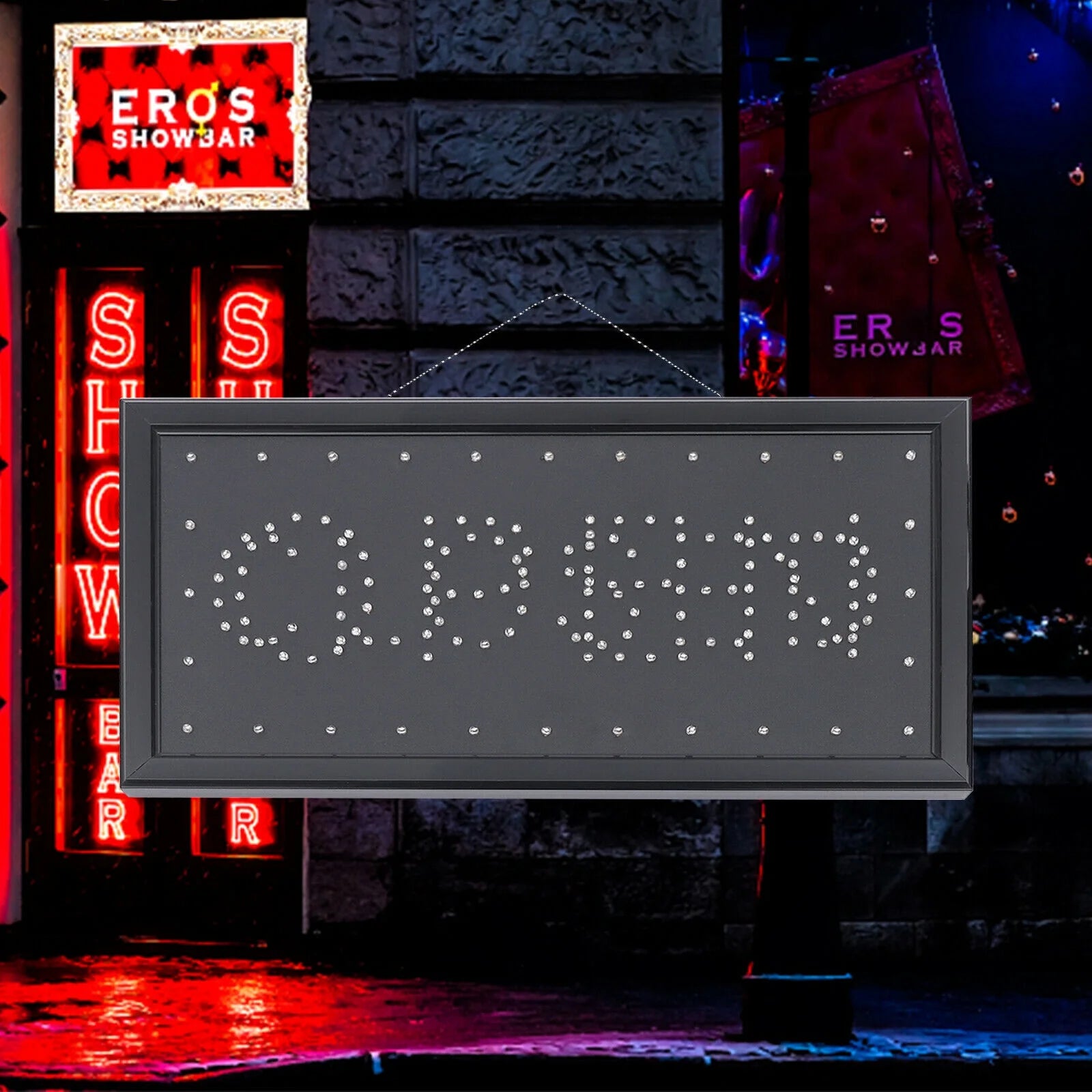 LED Open Closed Store Business Sign Neon Light B46210