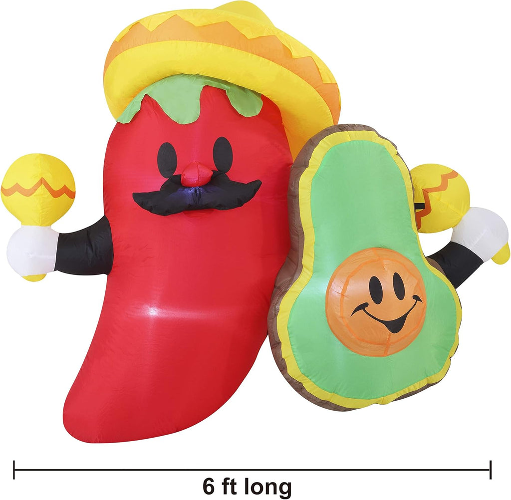 6 FT Inflatable Decoration with LEDs G1535