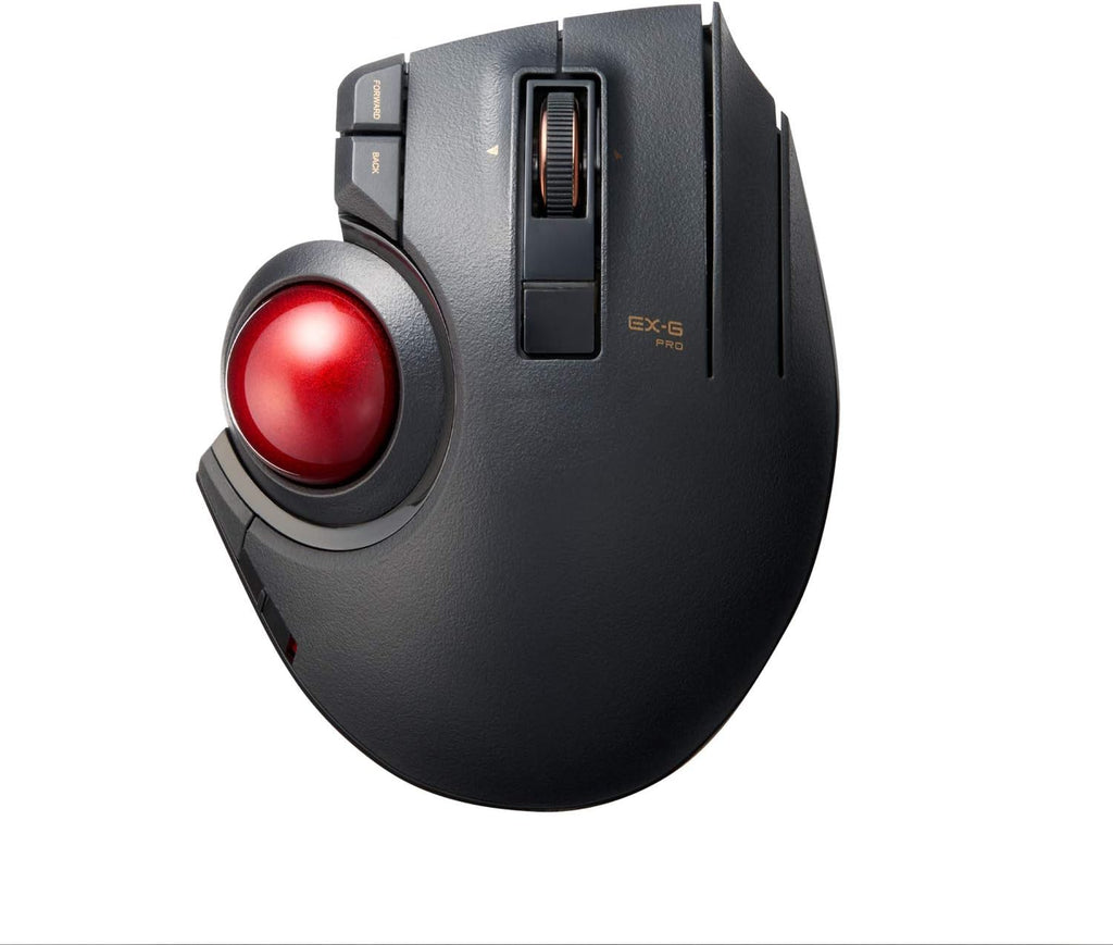 Wired Wireless Bluetooth Thumb Control 8-Button Ergonomic Optical Trackball Mouse X1287