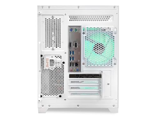 White Gaming PC Desktop with AMD Ryzen 7 5700G, RTX 4060 8GB, 32GB DDR4 RAM, 1TB M.2 PCIE SSD, Windows 11 Pro F615675