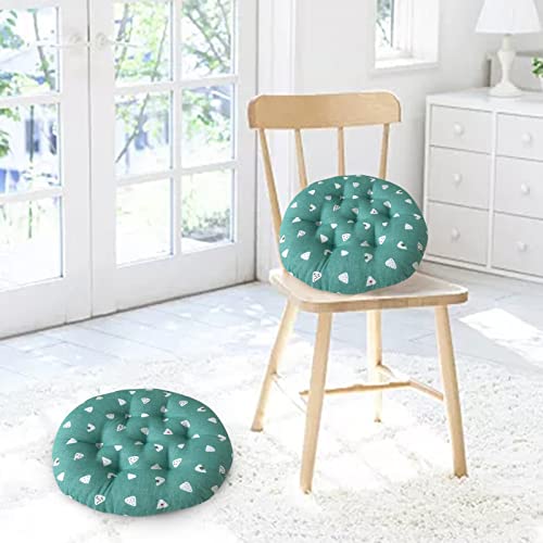 16 Inch Tufted Memory Foam Round Chair Cushions V7166