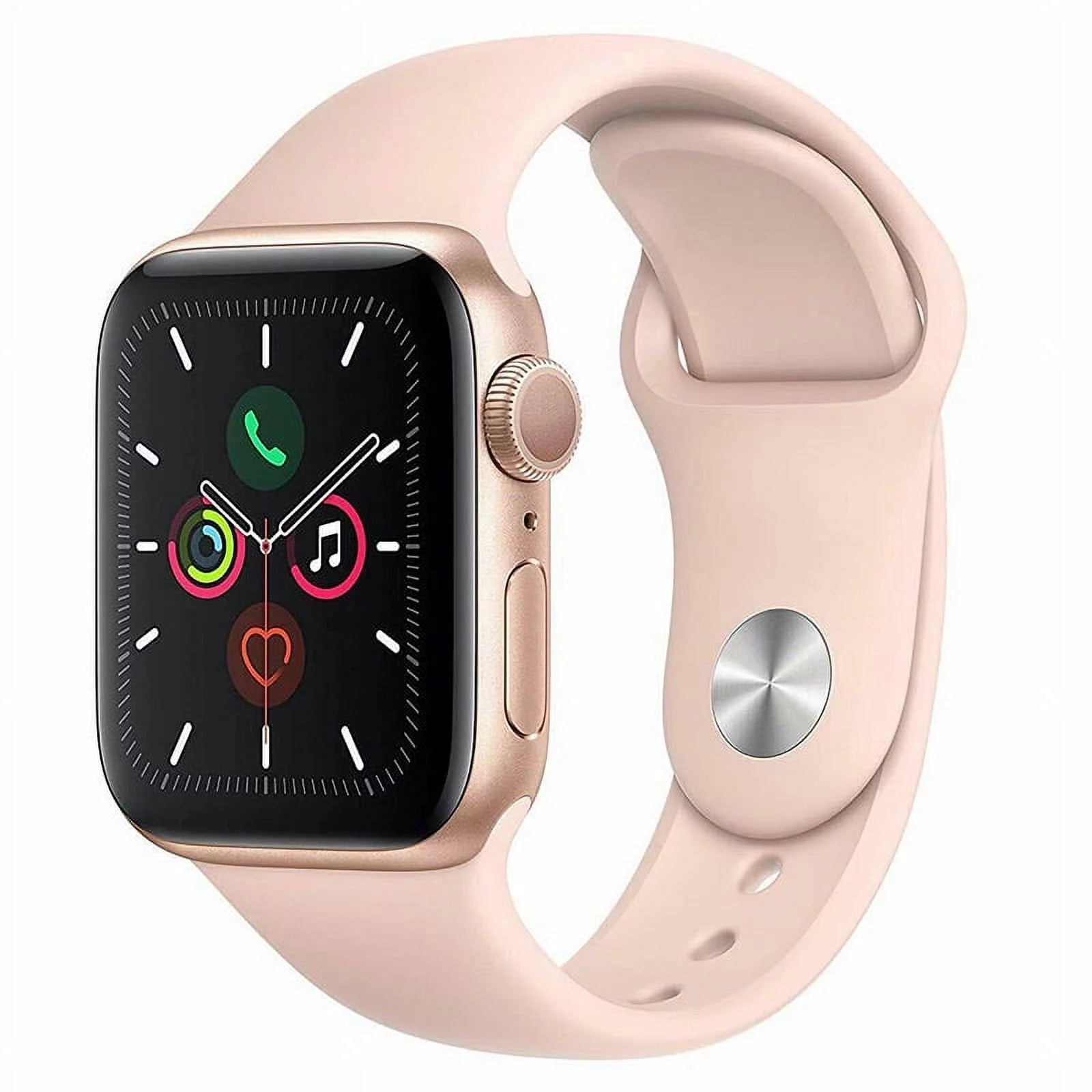 Apple Watch Series 5 40mm GPS Aluminum Gold Case Pink Sport Band Smartwatch K575