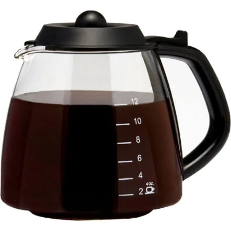 12-Cup Black Replacement Glass Carafe Q259515