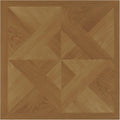 Light Oak Diamond Parquet Pattern 20 Tiles 12" x 12" Self Adhesive Vinyl Floor Tiles G38979