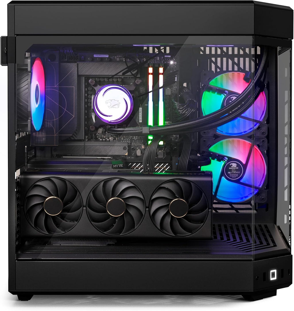 Black Gaming PC Desktop Intel Core i9 13900KF NVIDIA GeForce RTX 4070 12GB 32GB DDR5 1TB NVMe Windows 11 Home K4362