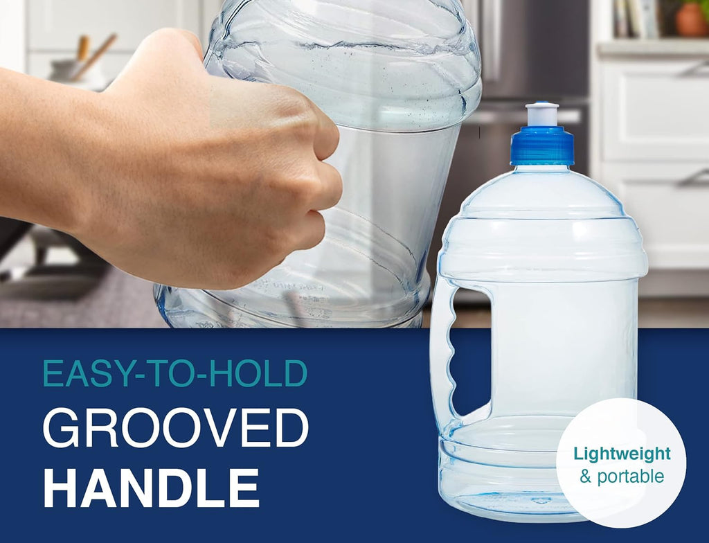 2.2 Liter Clear Plastic Water Bottle with Push Cap H3036