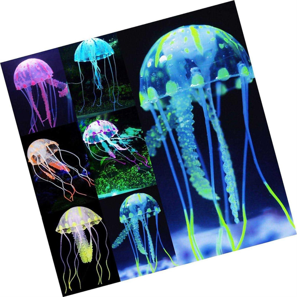 6 Pcs Glowing Jellyfish Ornament Decoration E348