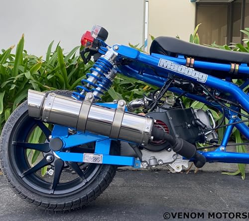 50cc Stretched Scooter Automatic Transmission Wide 205/30-12 Rear Tire Street Legal Moped H293